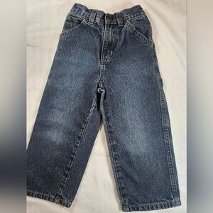 Graphite Jeanswear Boys Blue Long Carpenter Jeans Size 4T